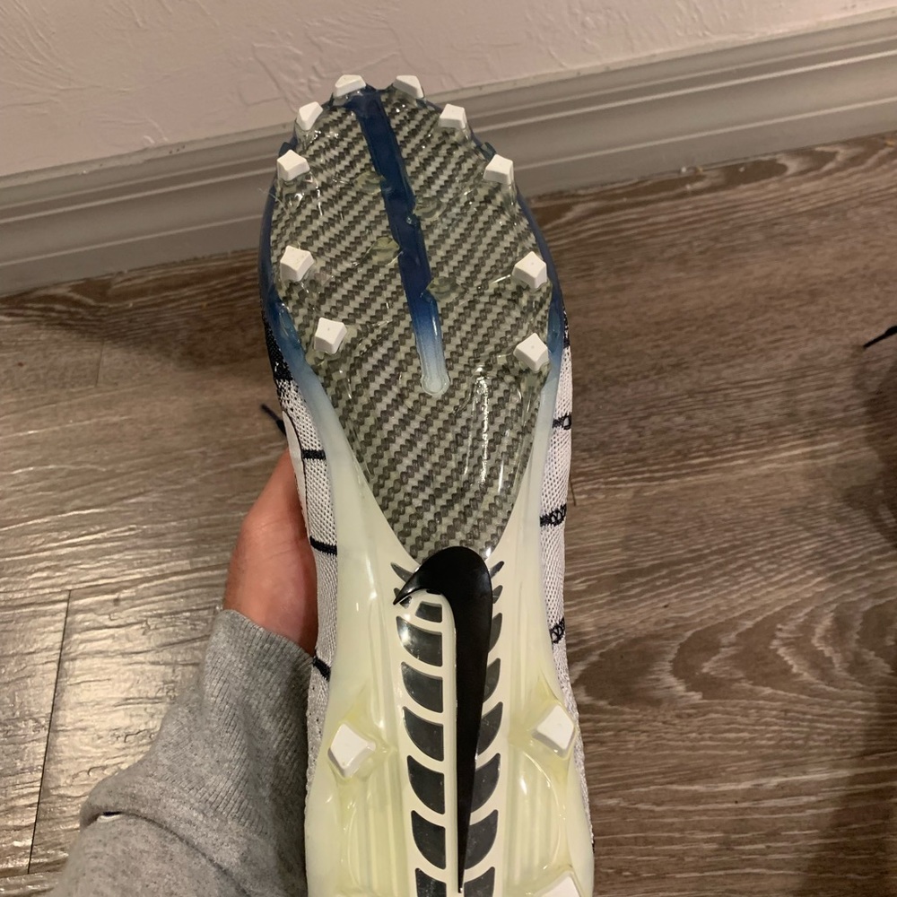 Nike Vapor Untouchable 3 Elite Navy White Football Cleats - Picture 5 of 6